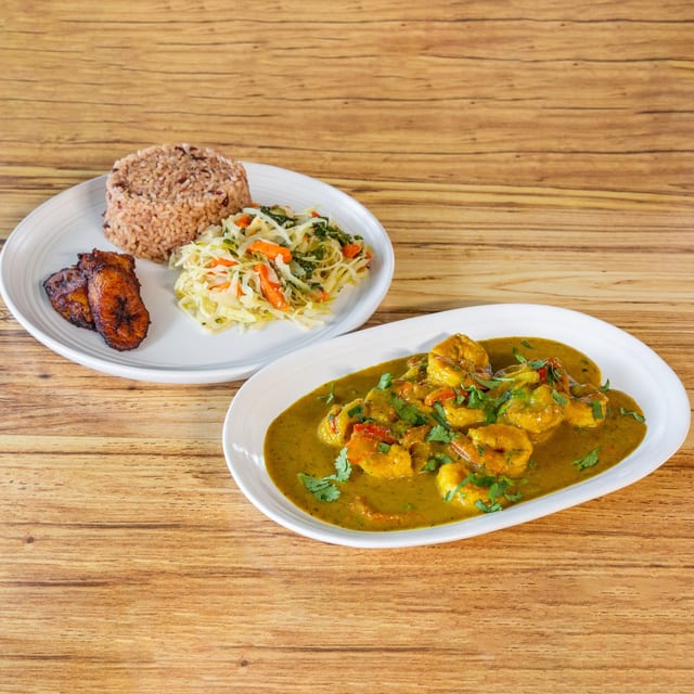 Curry Shrimp.