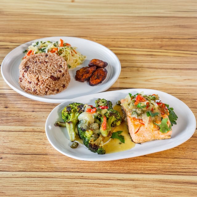 Grilled Salmon.