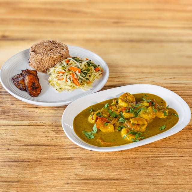 Curry Shrimp.