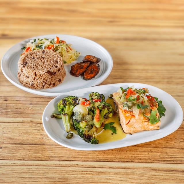 Grilled Salmon.